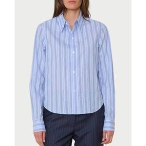 NEW WE-AR4 rebel long sleeve shirt in blue stripe